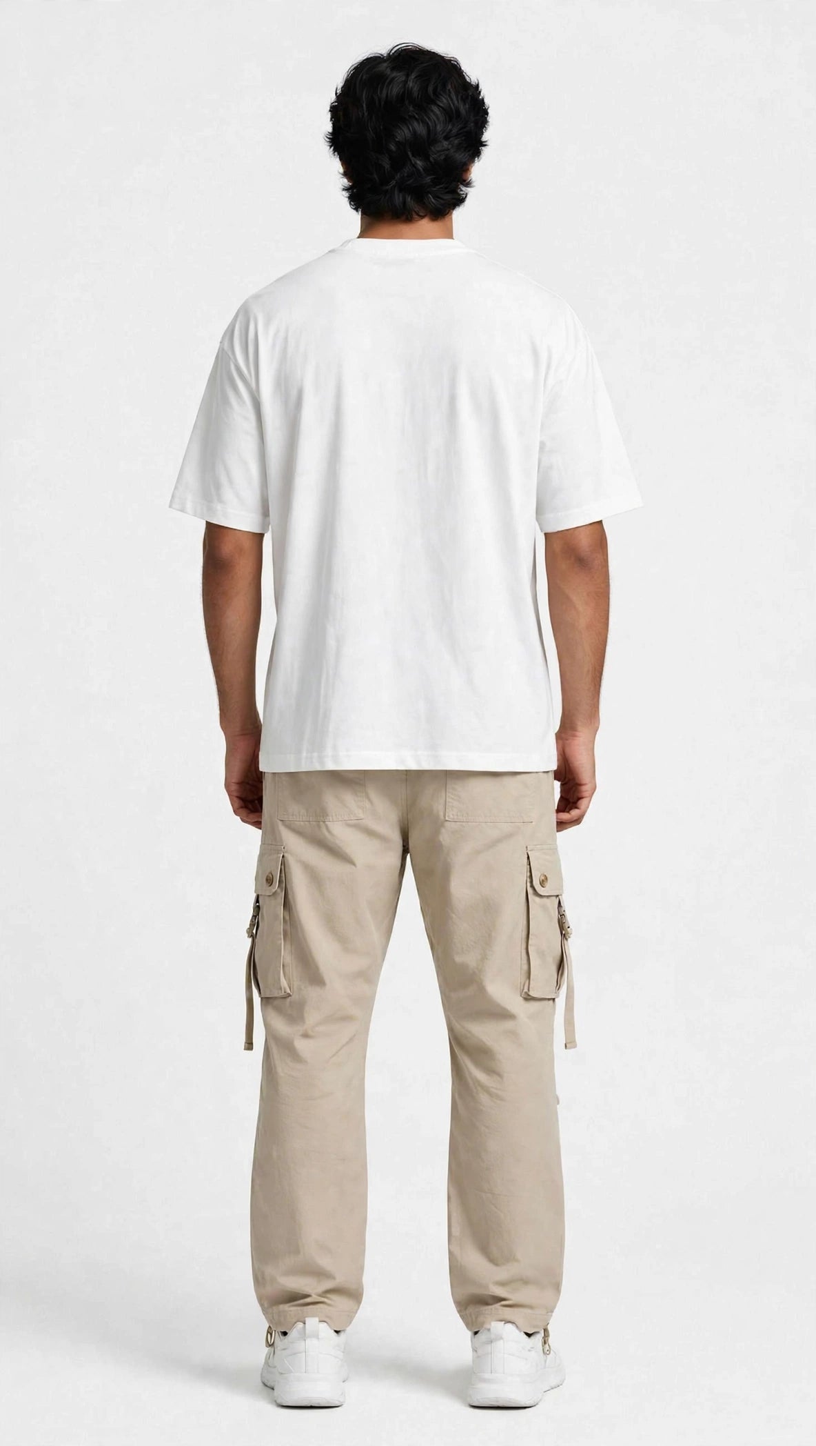 White Ronin Oversized T-Shirt - Samurai Edition